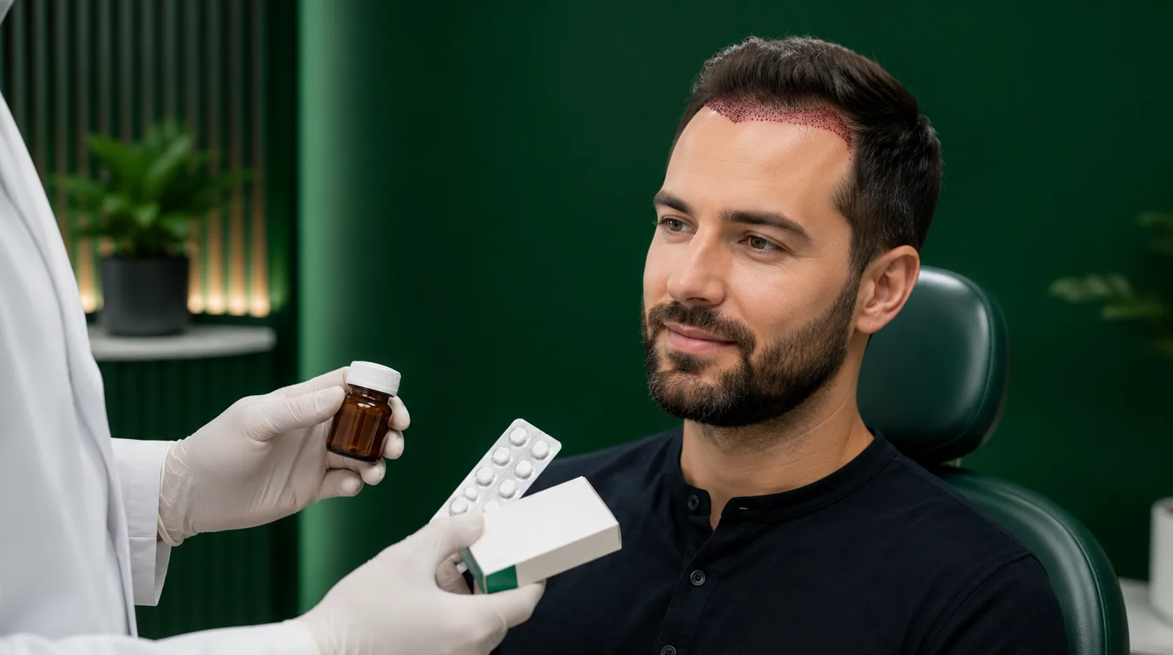 متى يبدأ استخدام أدوية التقوية بعد زراعة الشعر؟
